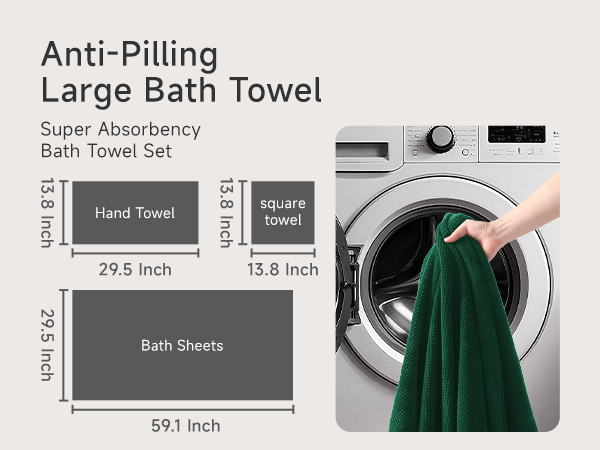 large towel set