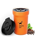 CHEERFUL GOAT Insulated Coffee Mug – Stainless Steel Travel Coffee Tumbler with Ceramic Liner, 12...