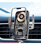 Wireless Car Charger Mount, 15W Fast Charging Auto Clamping Car Charger holder For iPhone/Samsung...