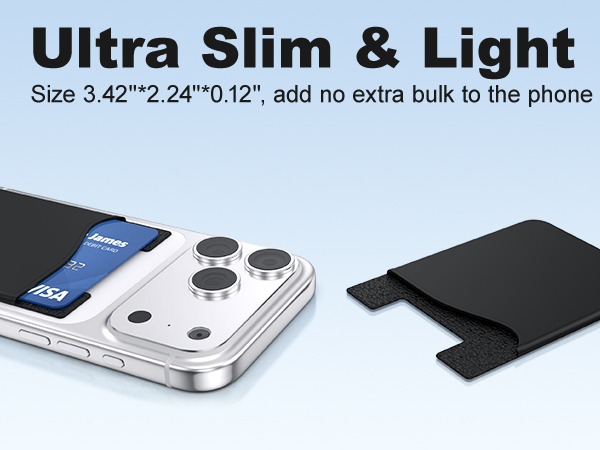 phone wallet stick on