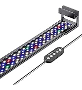 hygger 36W LED Aquarium Light for Plants, Full Spectrum Fish Tank Light with Timer Auto On/Off, 2...