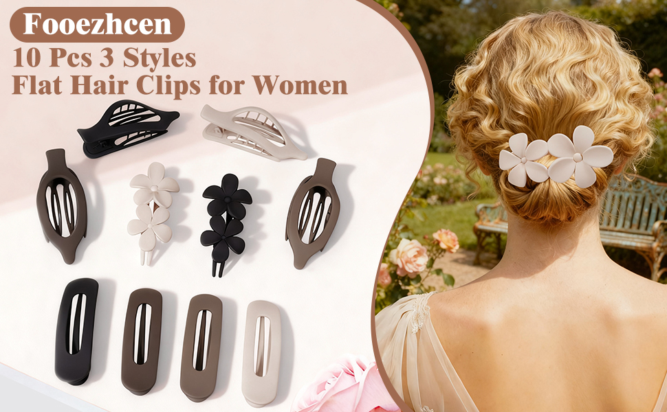 Flat Hair Clips 01