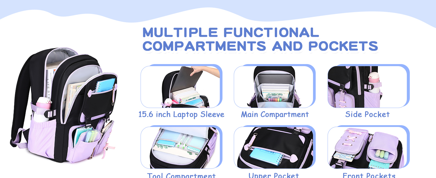 multi functional pockets