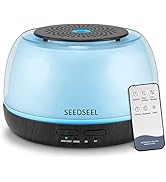 SEEDSEEL 300ML Essential Oil Diffuser, Air Diffuser with Remote Control, USB-C Power Cord, 4 Time...