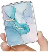 dcdcee Pocket Mirror, Small Travel Mirror with Magnification, Portable Double-Sided Magnifying Co...