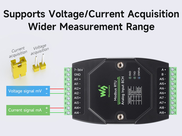 Modbus RTU Analog Input 8CH
