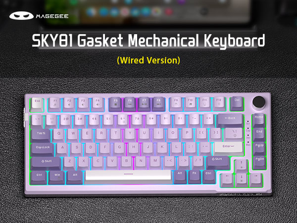 SKY81 Gasket Mechanical Keyboard (Wired Version)