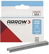 Arrow 224 Heavy Duty P22 Staples for Use with Plier-Type Paper and Bag Staplers in Restaurants, O...