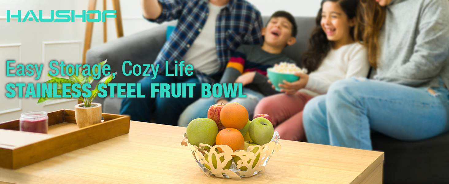 HAUSHOF Removable Stainless Steel Fruit Tray