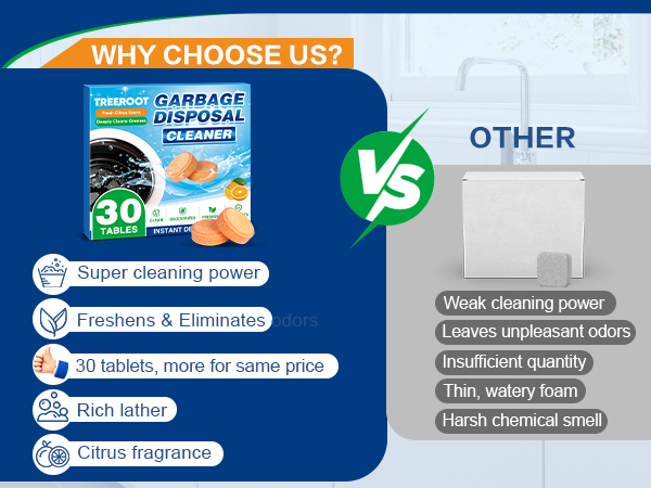 garbage disposal cleaner,disposal cleaner,garbage disposal cleaner and deodorizer