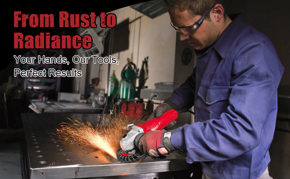 drill brush for grinder