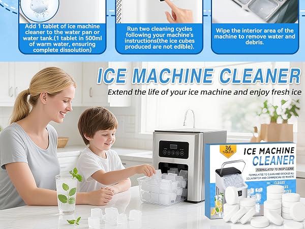 countertop ice machine cleaner