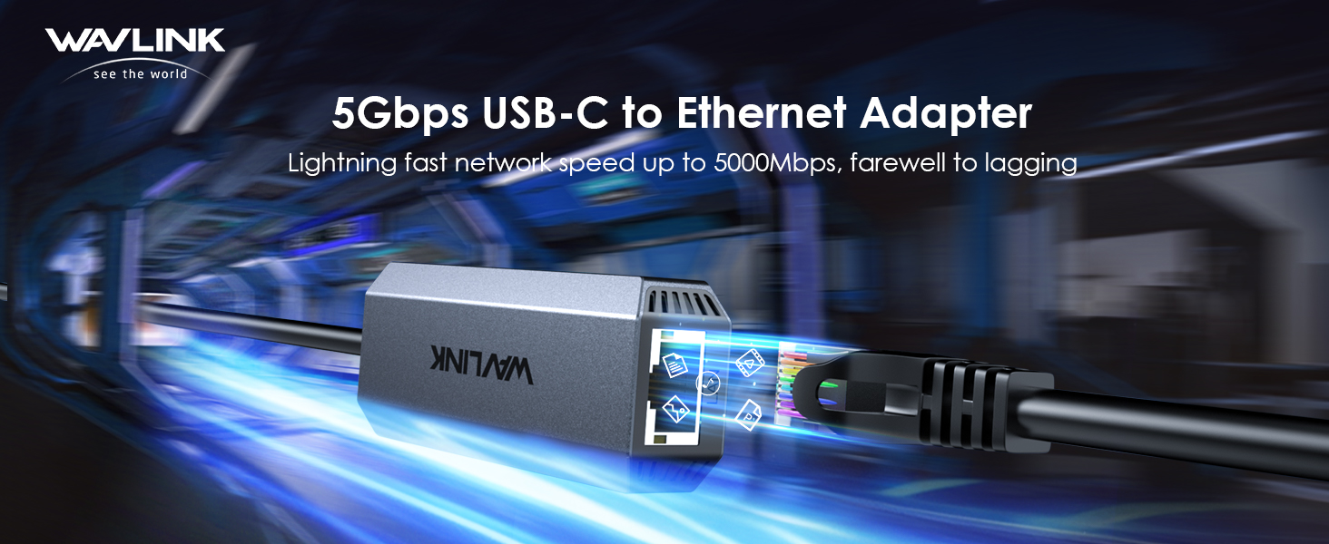 5Gbps usb c to Ethernet adapter