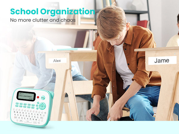 label maker printer machine for school teacher kids studens classroom organization