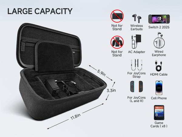 AceGamer Carrying Case for Nintendo Switch 2