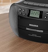 Portable CD Cassette Boombox