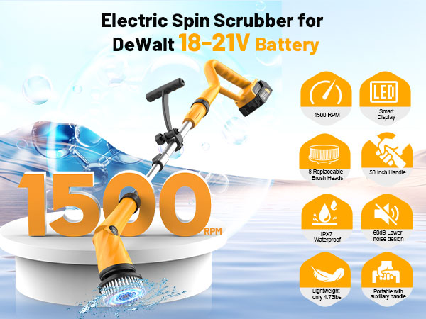electric spin scrubber