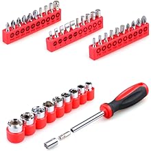 bit socket drive driver handle extension adapter screw bolt nut tool kit set tools home house