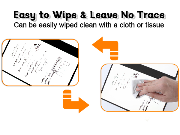 small white board dry erase