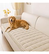 hyha Couch Covers for Dogs Washable, Non Slip Plush Dog Sofa Protectors, Fuzzy Pet Couch Covers f...