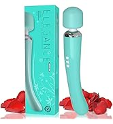 Therapeutic Personal Massager - Handheld Cordless and Powerful Wand - 8 Speeds 20 Vibrating Patte...