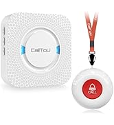 CallToU Caregiver Pager Wireless Call Button Nurse Alert System 500+ Feet for Home/Elderly/Patien...