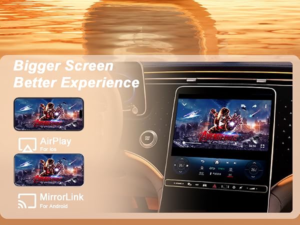 Suitable for AirPlay and MirrorLink