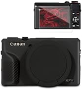 Frevyve Case for Canon G7X Mark III Camera, Soft Silicone Protective Case, Powershot G7X Mark III...