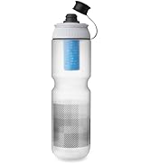 HydraPak Breakaway+ Filter Water Bottle (20oz or 30oz) - Hike &amp; Bike Squeeze Water Bottle, Fits B...