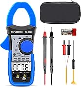Digital Clamp Meter dc amp Meter AOPUTTRIVER AP-570C 4000 Counts Auto-ranging Multimeter with Amp...