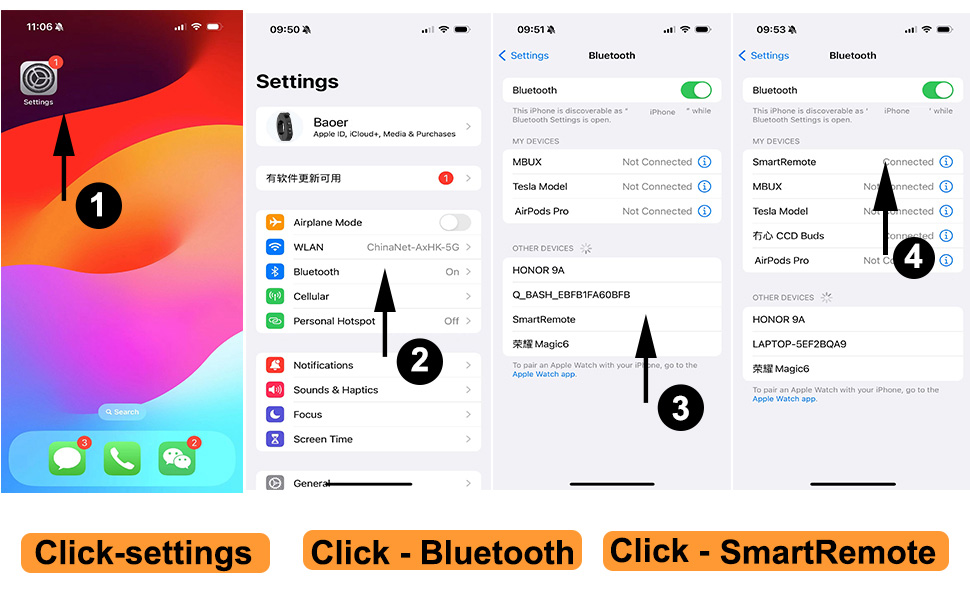 Wireless Bluetooth Media Button