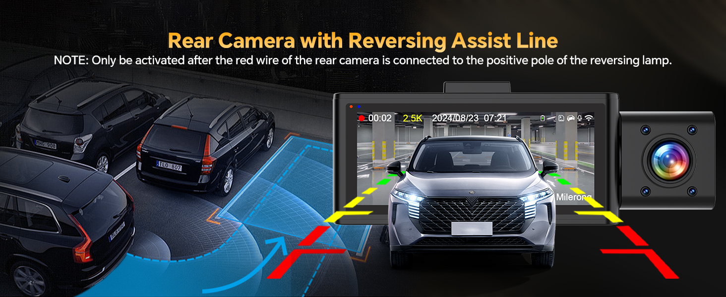 dash cam front and inside usb c