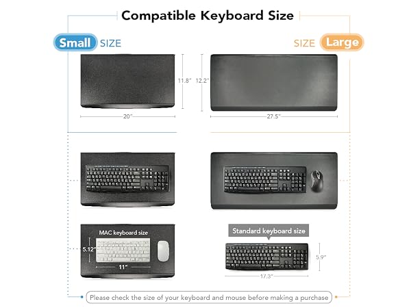 Check Keybaord Size