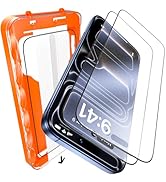 UniqueMe for iPhone 17 Pro Matte Screen Protector - 6.3 inch 2 PACK Tempered Glass Matte Screen f...