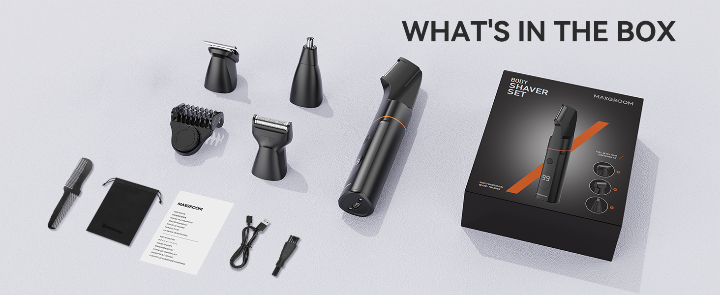 manscape manscaper electric mens groin body ball pubic hair trimmer shaver grooming kit men