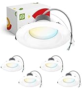 ASD 8 Inch Commercial Canless LED Downlight, Power Adjustable 12/20/30W Lighting, Dimmable Recess...