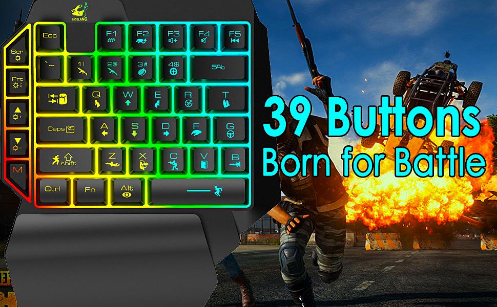 39 buttons Born for Battle