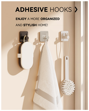 adhesive hooks