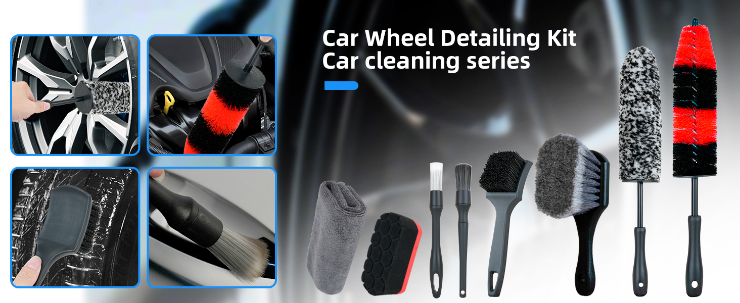 Car Wheel Detailing Kit