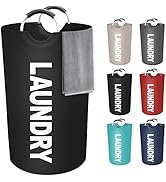 StorageRight 90L Large Laundry Basket, Laundry Hamper, Dirty Clothes Hamper for Laundry, Collapsi...