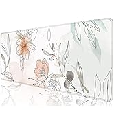 Niniubye Desk Mat, Large Mouse Pad, 32" x 12" XXL Extended Gaming Mousepad, Desktop Decor Desk Pa...