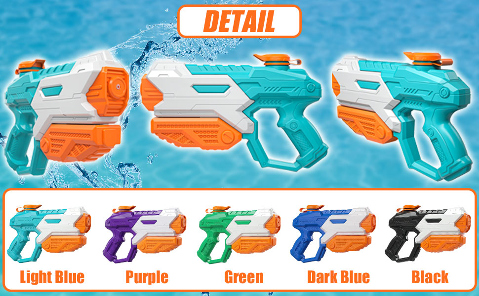 5 Pack Water Guns