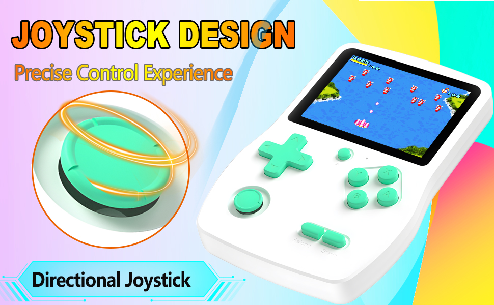 Portable Gaming System for Kids - Toys for Boys - Joystick Design