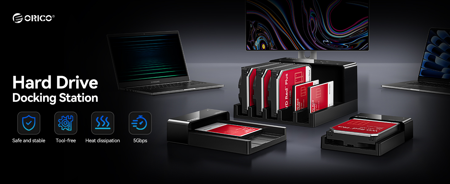 5 BAY HARD DRIVE DOCK