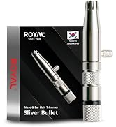 ROYAL [Made in Korea] Premium Nose Hair Trimmer for Men Silver Bullet, Manual, Battery-Free, Stai...