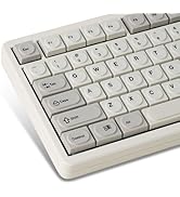 Womier Retro Keycaps, PBT Keycaps 60 65 75 100 Percent, Building Block Key caps, Custom Keyboard ...