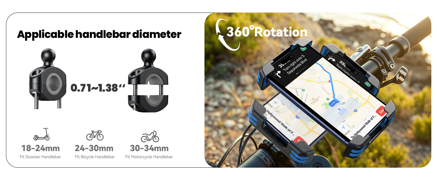 bike phone holder mount