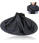 YUYTE Haircut Barber Cloak, Hair Cutting Haircut Cape, Adult Kids Hair Cutting Catcher Umbrella C...