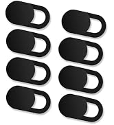 8 Pack Webcam Cover Slide - 0.027in Ultra Thin Camera Privacy Cover for Laptop, Desktop, PC, MacB...