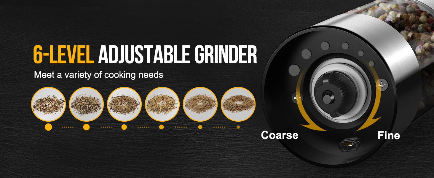 salt and pepper grinder set